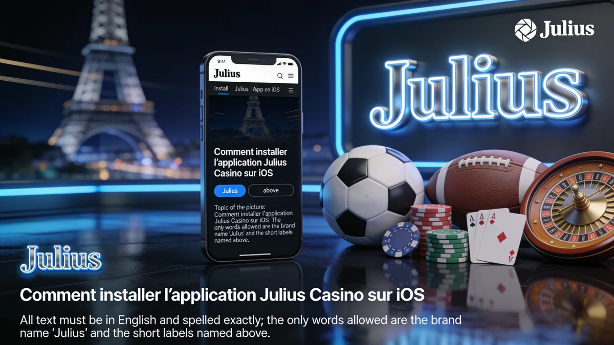 Comment installer l’application Julius Casino sur iOS : guide julius casino pour les joueurs en France